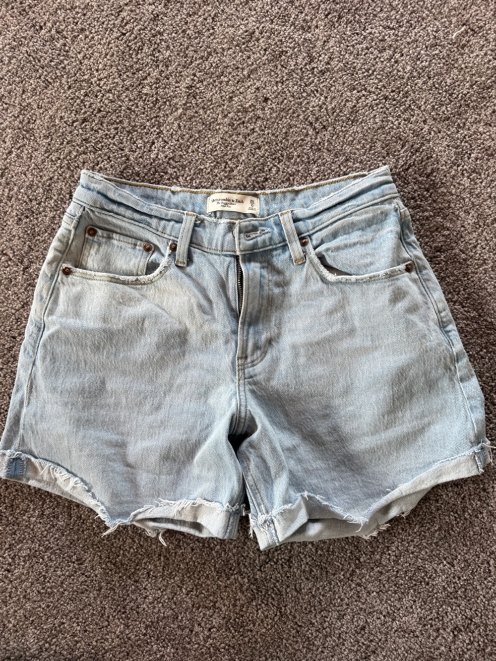 Abercrombie Baggy Mid Rise Shorts